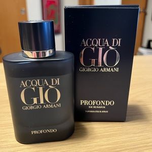 Giorgio Armani Acqua Di Gio Profondo Men EDP Spray 2.5 oz